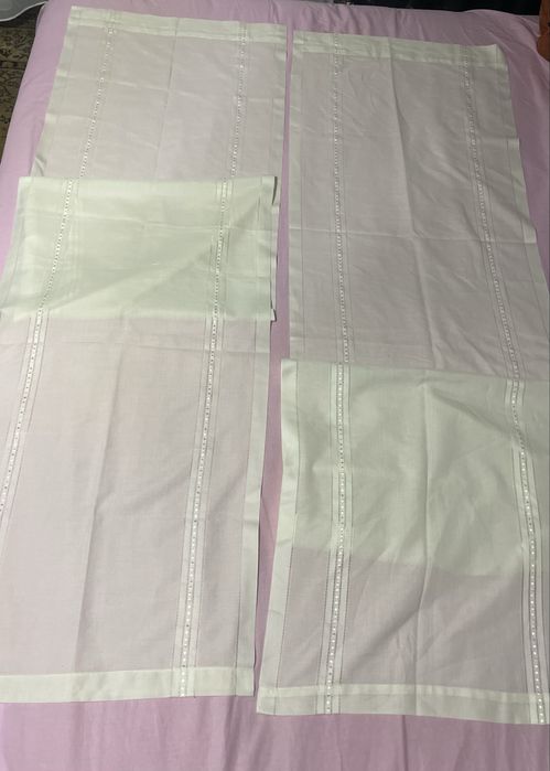 Perdea cu broderie finuta ( 2 buc)