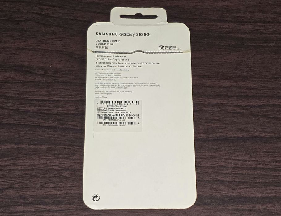 Husa piele originala Samsung Leather Cover Galaxy S10 5G G977