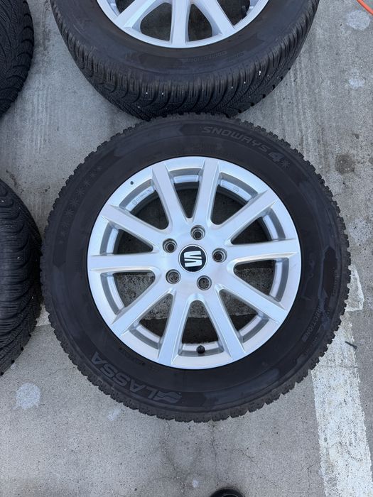 Jante Aluminiu Seat Ateca Anvelope Iarna  215 60 16