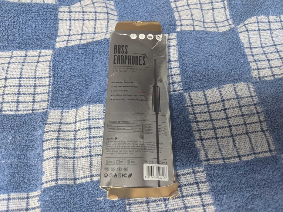 Наушники Стерео Sound Stereo Earphone Bass L29 с микрофоном проводные