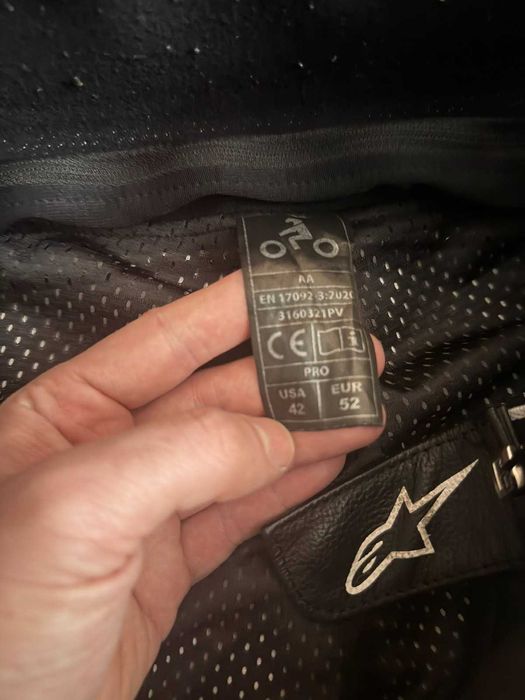 кожен екип за мотор Alpinestar