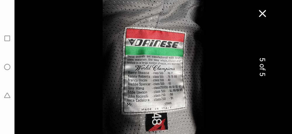 Мото екип Dainese 48 дамски