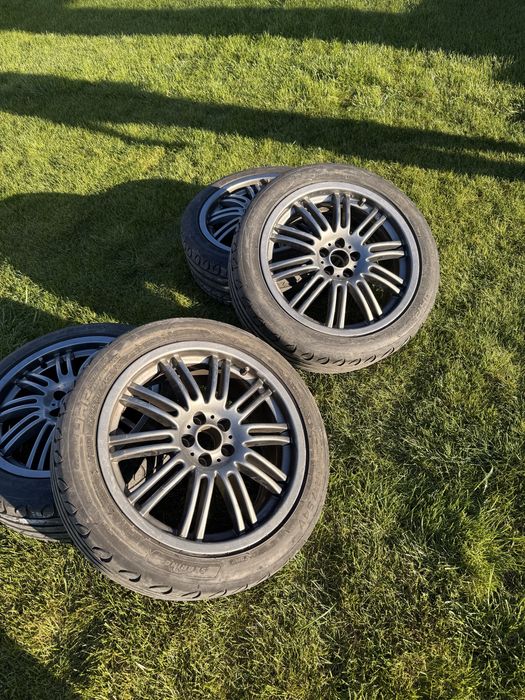 Jante aliaj R17 5x100 + anvelope vară 225/45 R17 (aproape noi) – 7.5J ET45