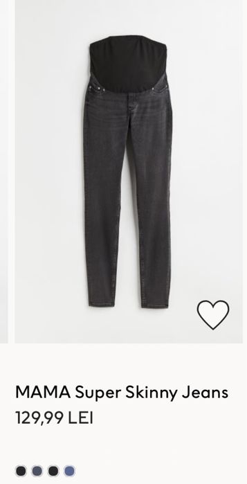 Blugi Mama/ gravida, M, H&M