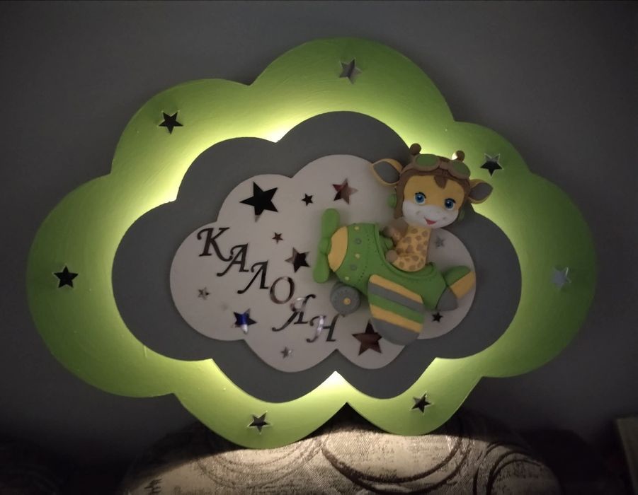 3D нощни лампи за деца