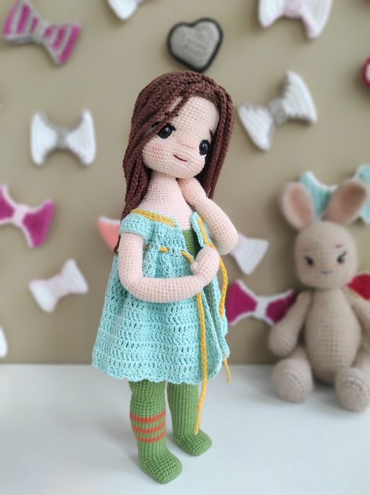 Кукла вязаная продам