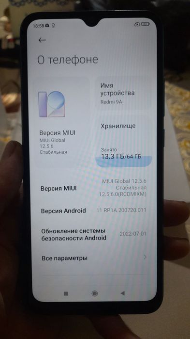 Redmi 9A 1 oy ishlatilgan