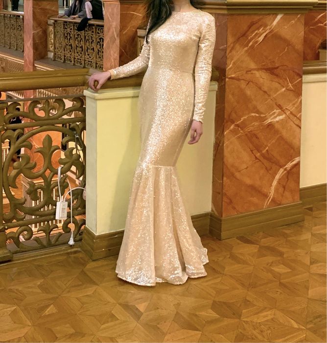 Вечернее платье русалка