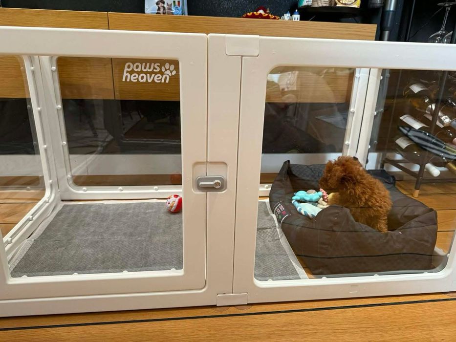 Paws Heaven ограждение / кошарка за куче или котка – 6 панела – като ново