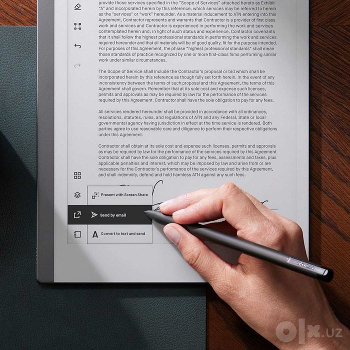 Электронный Блокнот Remarkable 2 + Marker Plus + Кожаный Чехол