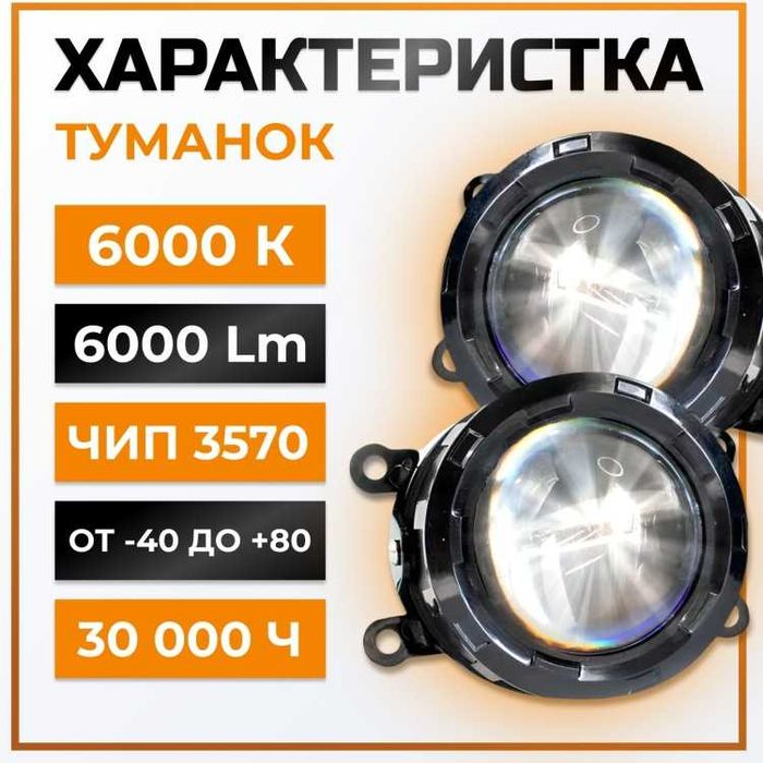 Противотуманные фары Приора Granta Веста 80W