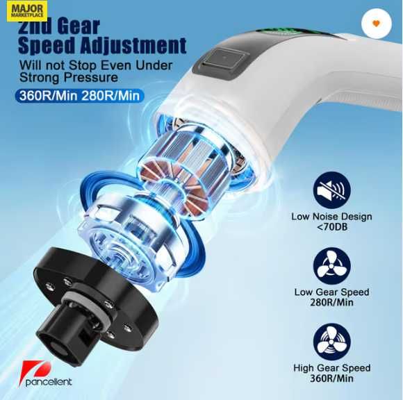 Perie Electrică Rotativă 7-in-1