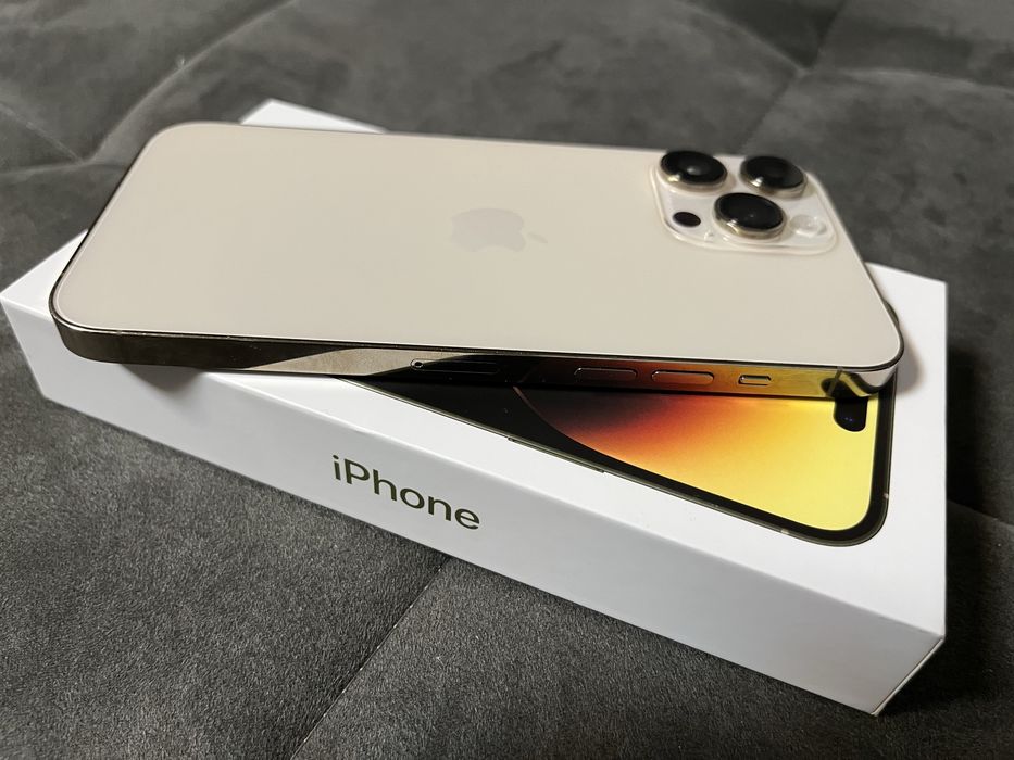 Iphone 14 pro max gold 256gb