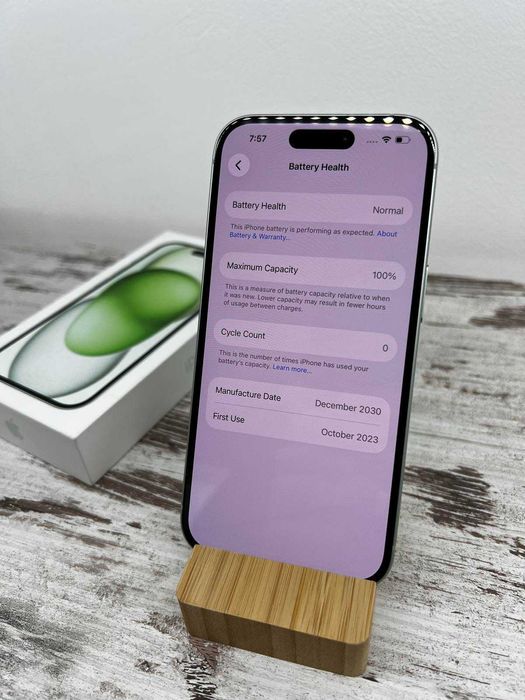 Iphone 15 - 100% БАТЕРИЯ - 2 Години ГАРАНЦИЯ - 128GB