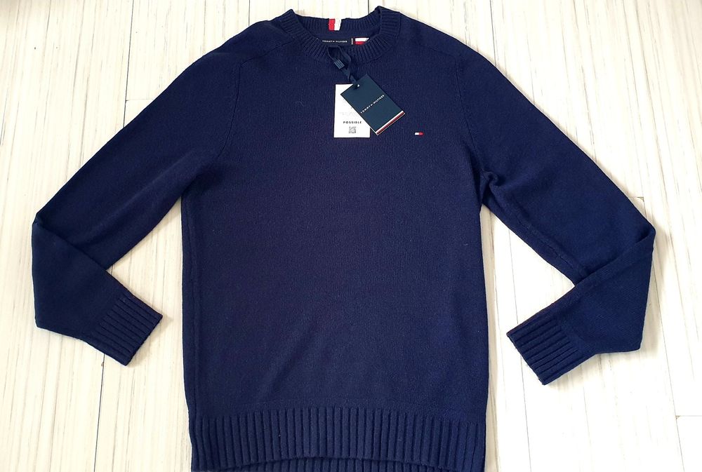 Tommy Hilfiger Merino Wool /  S  НОВО! ОРИГИНАЛ! Мъжки Вълнен Пуловер!