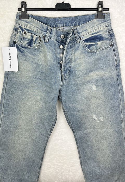 Acne Studios Men’s Jeans Light Blue – Мъжки светлосини дънки Acne Studios
