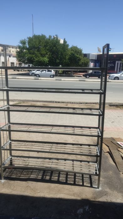 Стеллаж 5 етож калик уголникдан зутилган мустахкам