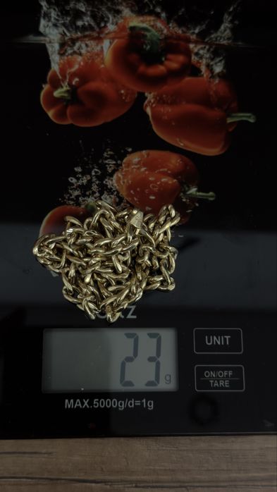 Чисто нов златен мъжки ланец 14к