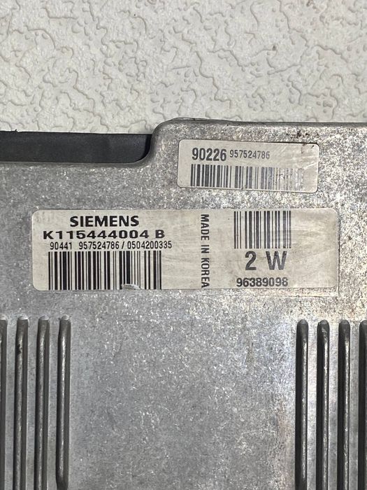 Блок управления двигателем Daewoo Matiz 0.8