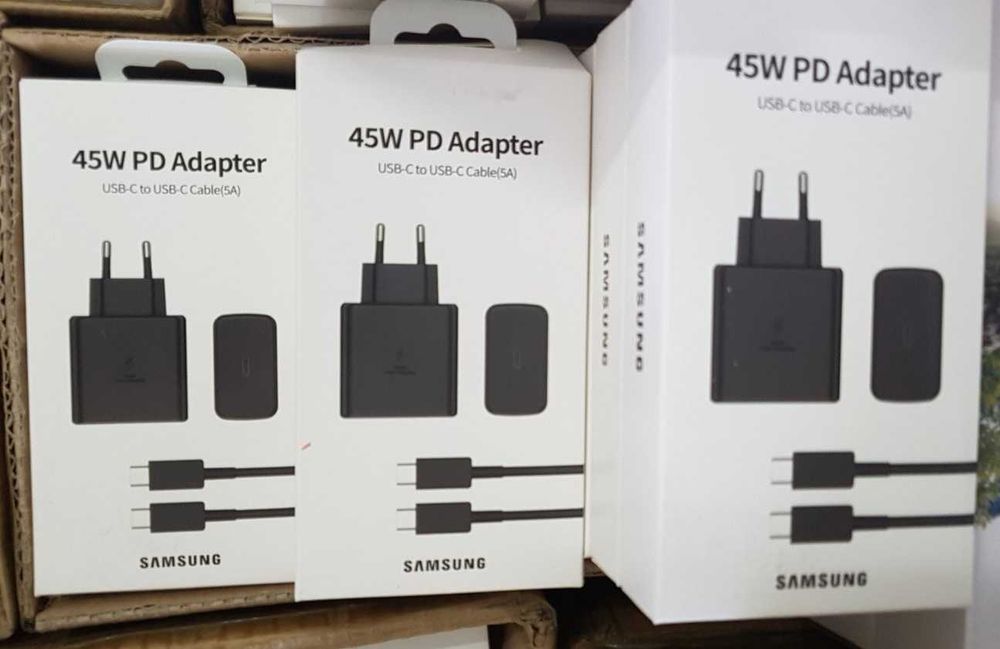 Зарядно Super Fast Charging 45W за Samsung  (Черно) + кабел tape-C