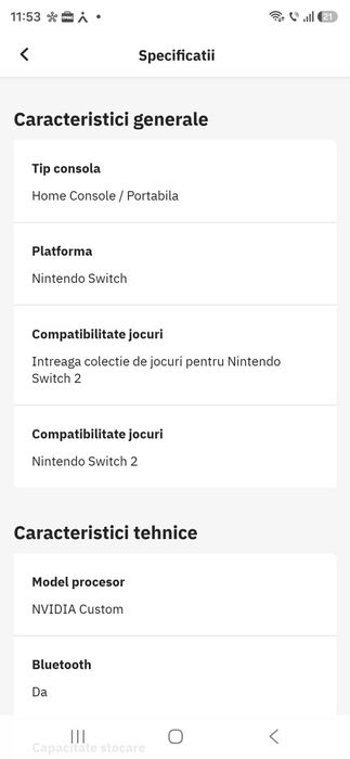 Nintendo switch 2 pachet complet