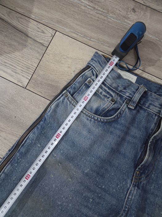 Zara zip flared джинсы