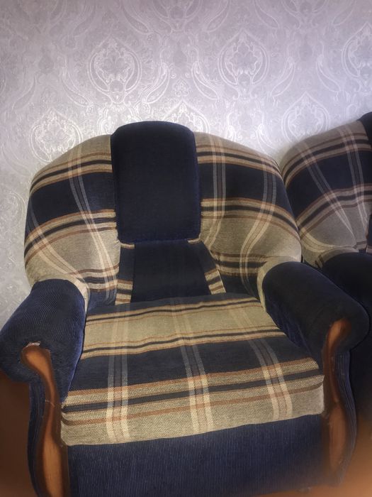 Диван с креслами Б/у