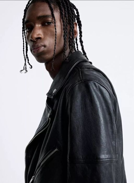 Geaca din piele Zara leather edition