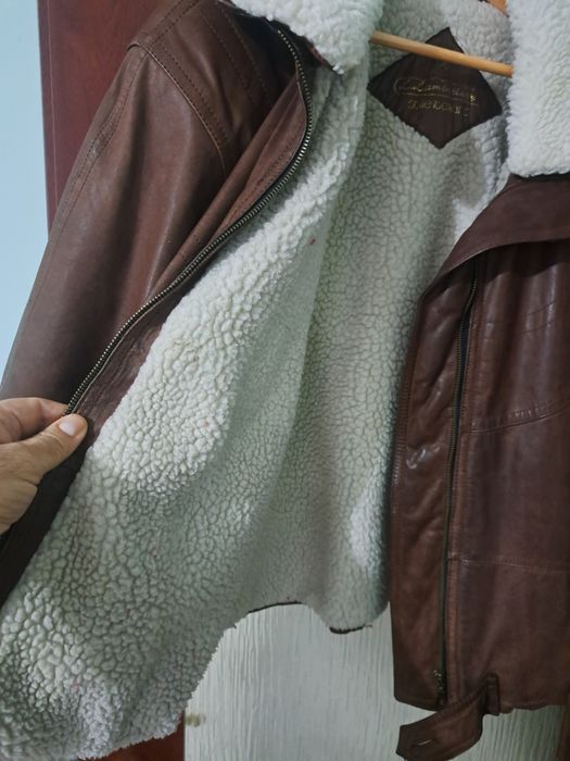 Vind geaca piele imblanita nr 46