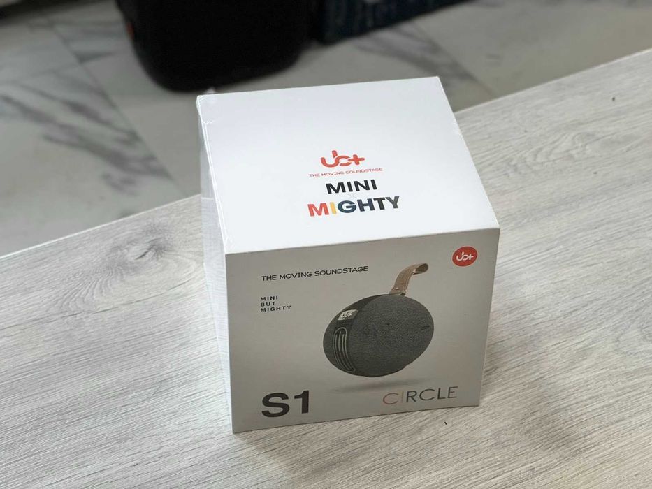 Преносим високоговорител UB+, модел S1 Circle, Bluetooth, Сива