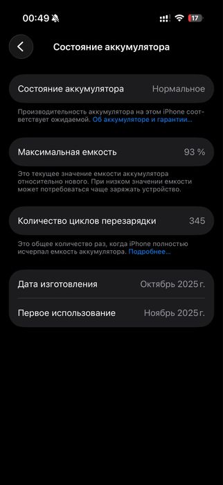 17 про 256 Гб Esim