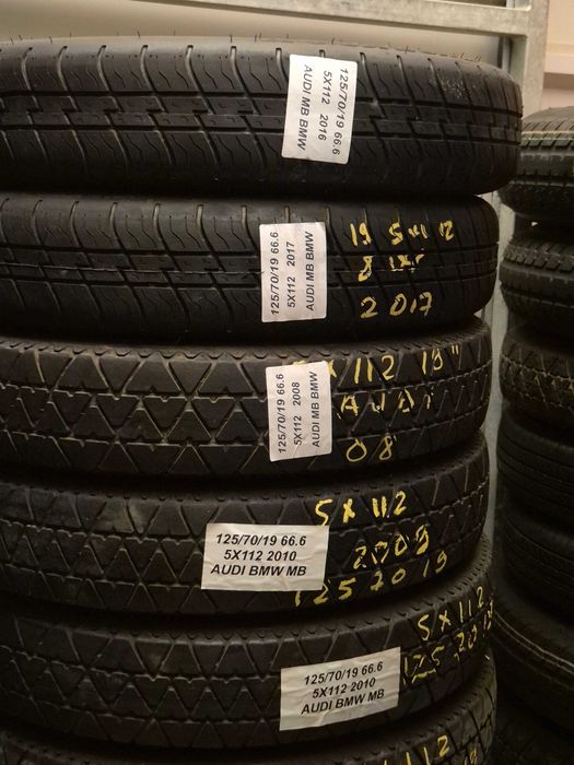 Roata REZERVA SLIM 5x112 19'' OE AUDI A4 A5 A6 Q5 - BMW Mercedes NOUA
