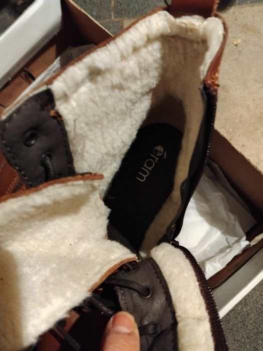 Ghete îmblănite piele  dama nr 38