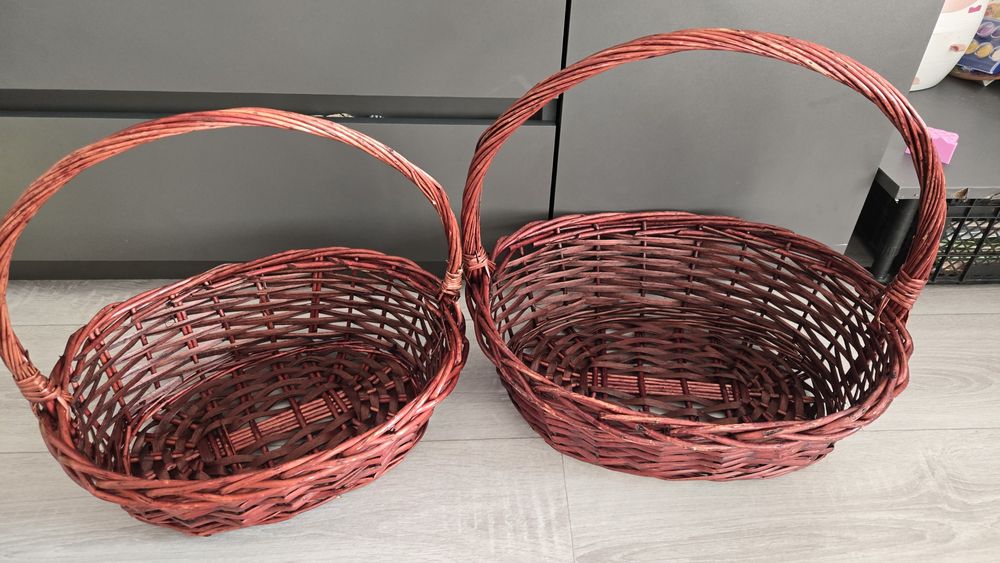 Подарочные плетенные корзины.