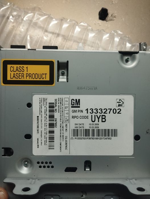 Opel insignia CD-MP3-RADIO управление