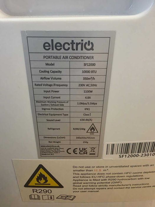 Aer conditionat portabil 10000 BTU