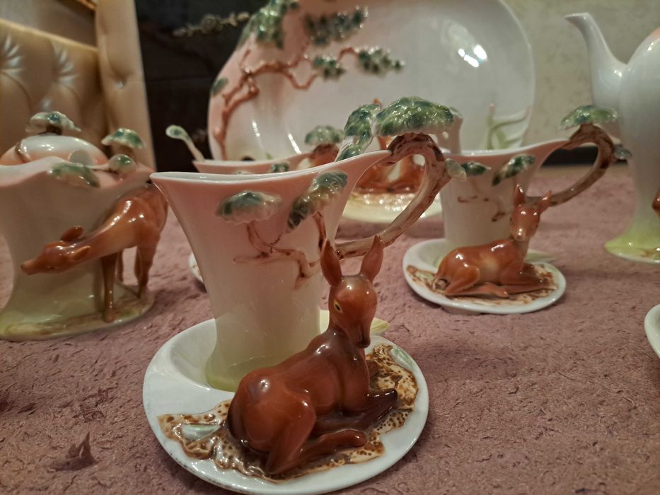 Подарочный чайный сервиз из фарфора