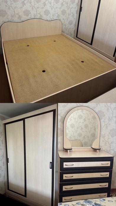 Продам спальный гарнитур, камод,стенку