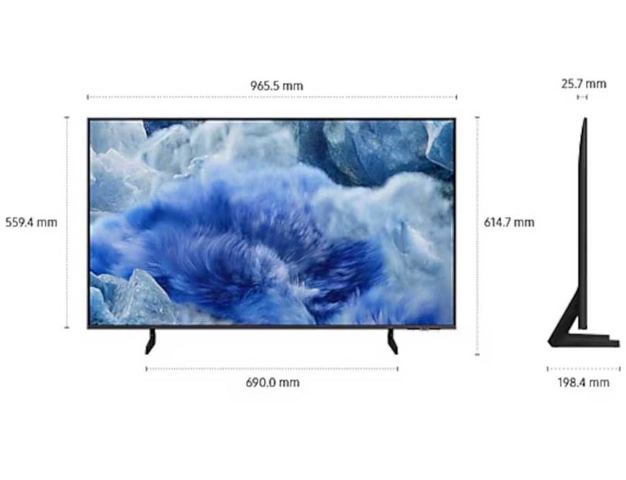 QLED, 4K Smart 43Q8F, Vision AI, 108 cm (2025) + suport tv puternic