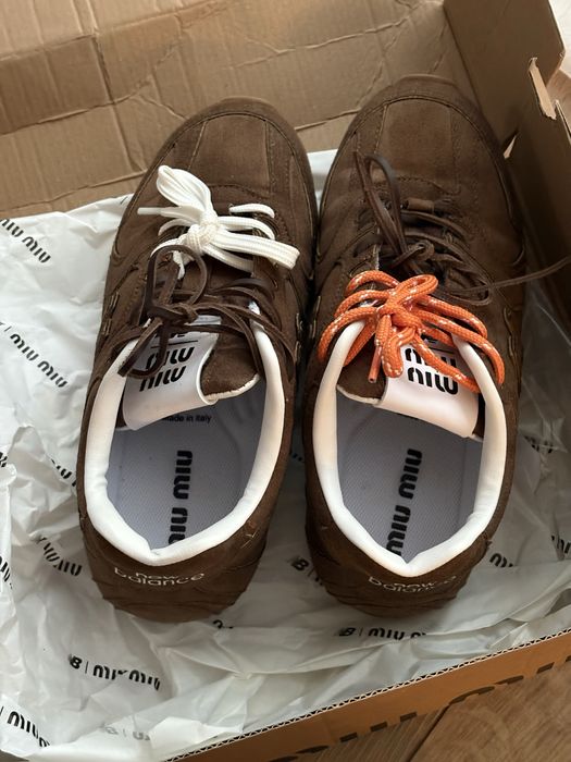 Sneakers New Balance x Miu Miu Chocolate Brown Virali