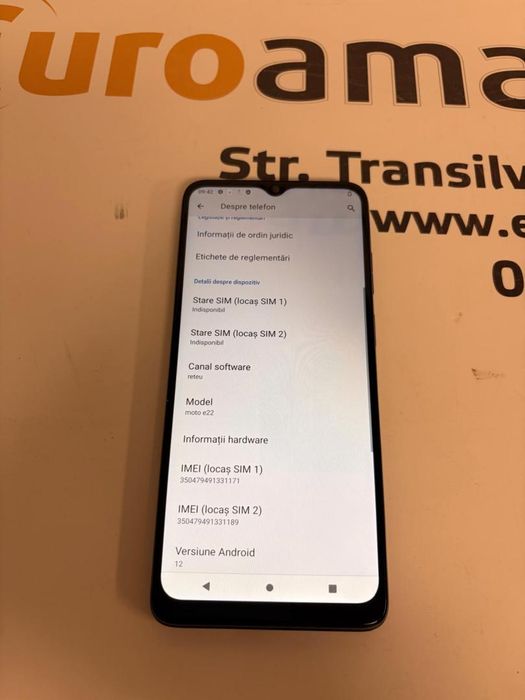 Motorola Moto E22, Dual SIM, 64GB, 4GB RAM, 4G -T-