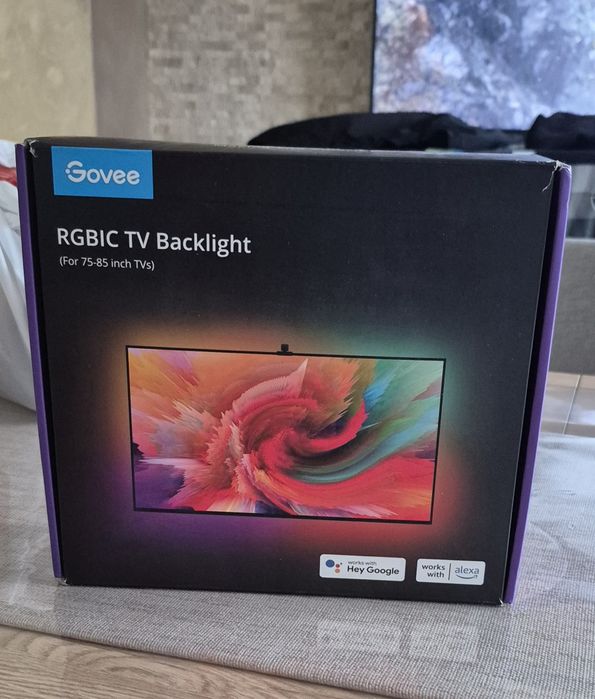 Govee RGBIC TV backlight за 75-85 инча Задно осветление