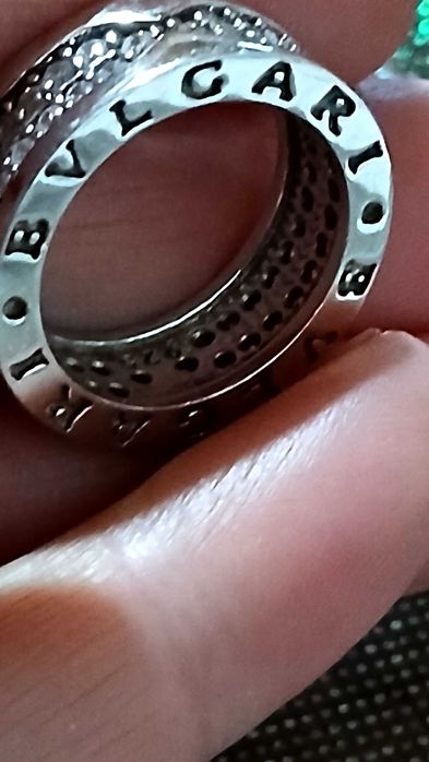 Vand inel argint bvulgari m18 mm 600 lei