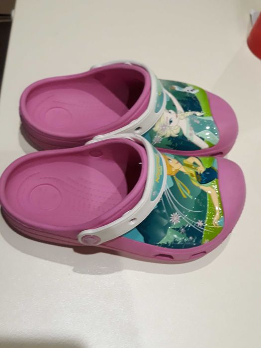 papuci Crocs originali Anna si Elsa marime 32