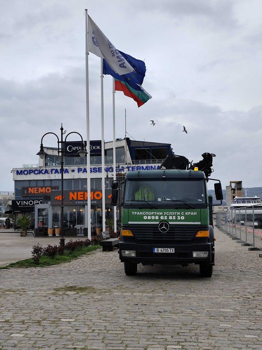 Транспортни услуги и услуги с преден прикачен кран