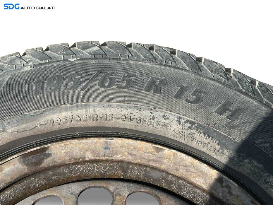 Set 4 Jante Janta Roata Roti Tabla 195 65 15 R15 Audi A3 8V 2013 - 2020 (6Jx15H2 ET45 4B0601027 2150924) [JNT0036]