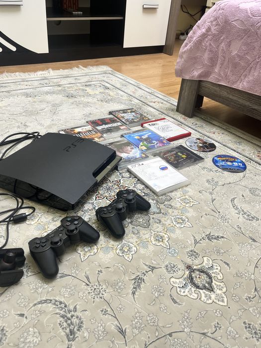 Playstation 3 slim прошитая все в комплекте