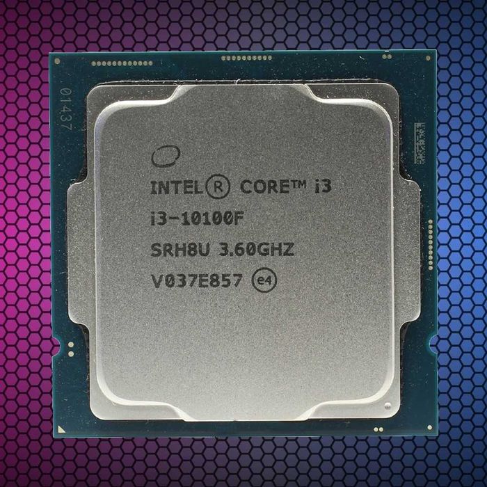 Процессор intel core i3 10100f