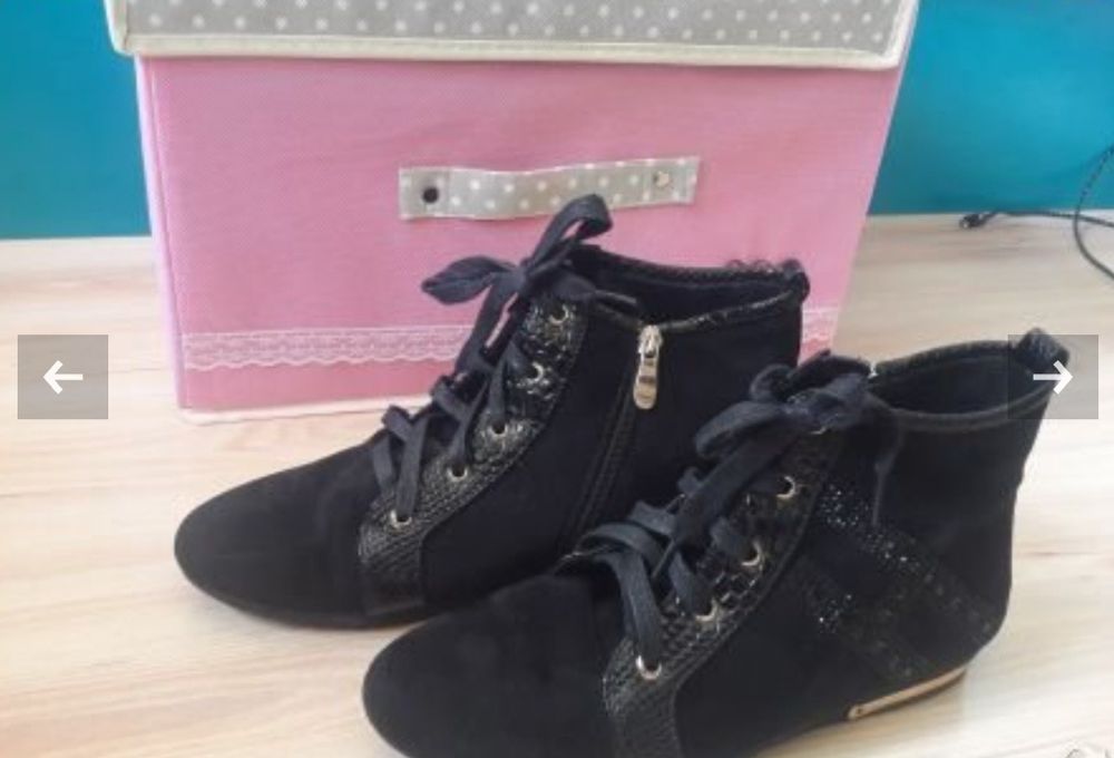 Дамски обувки в черно