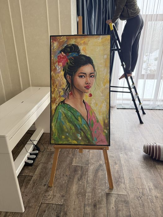 Интерьерная картина + мольберт